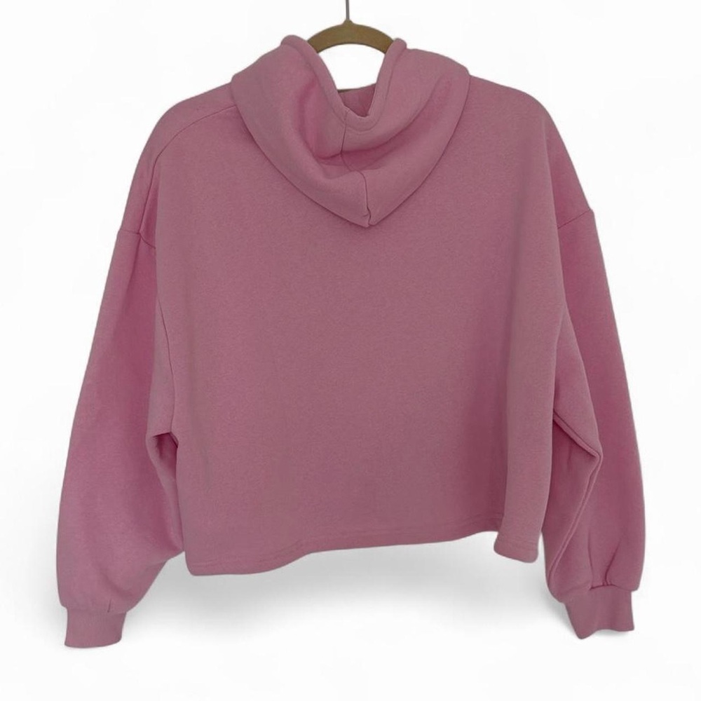 Von Dutch Pink Rhinestone Cropped Hoodie Y2K S NWT - Picture 8 of 10